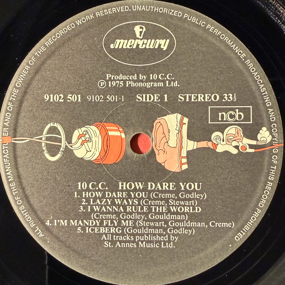 10cc ‎– How Dare You! (Скандинавия 1976г.)