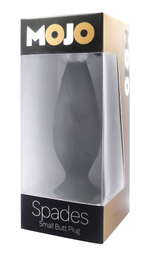 Маленькая черная анальная пробка Mojo - 10 см. (Цвет: черный)