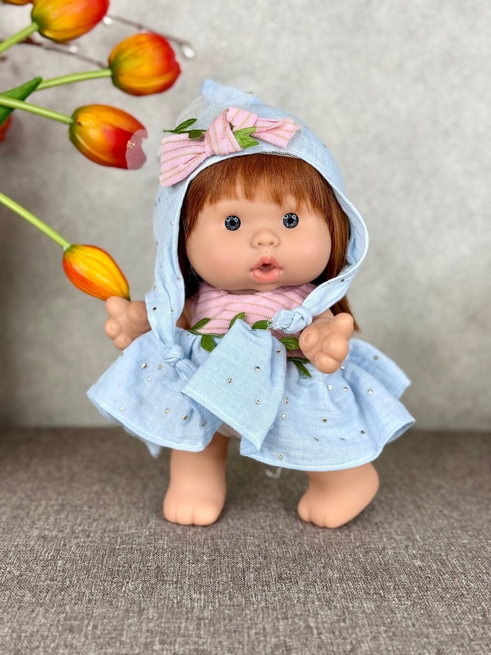 Пупс Marina and Pau 26cм Nenote (2954A1)