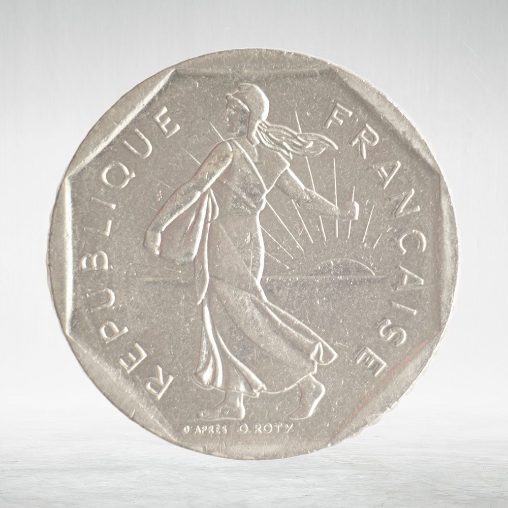 France, 2 Francs 1996, VF