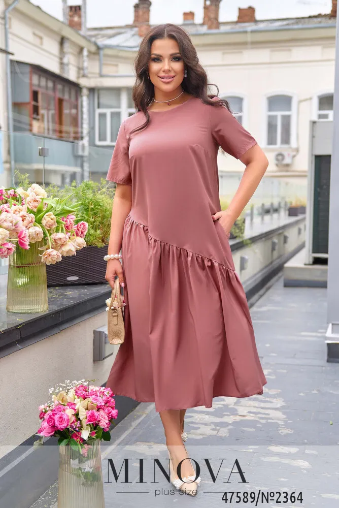Платье 2364-пудра Minova