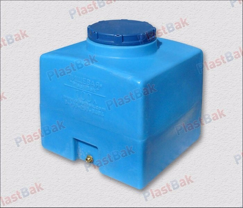 Емкость пищевая прямоугольная Пластбак 100 л. Прямоугольная (49x49x56см;синий) - арт.556270