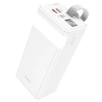 Внешний аккумулятор Hoco J86 40000mAh 2хUSB/Type-C/Micro-USB/LED-фонарик (белый)