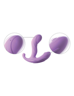 Сиреневый вибратор для зоны G с пультом ДУ G-Spot Stimulate-Her