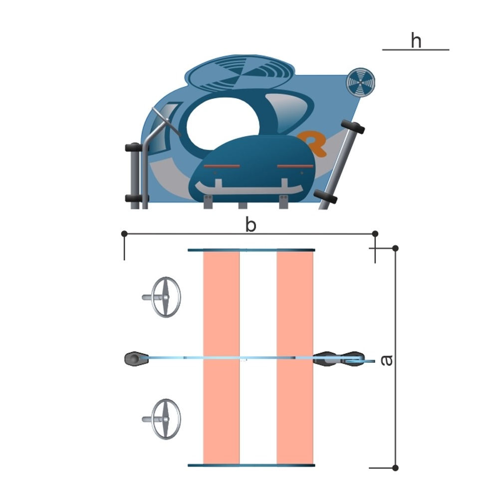 Игровое оборудование "Вертолёт" Romana 057.66.00