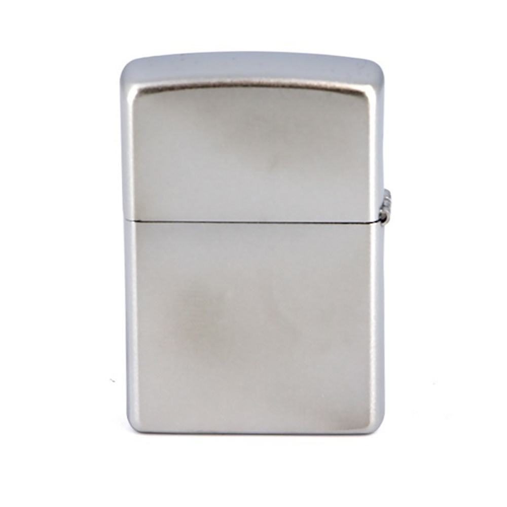 Зажигалка серебристая матовая Zippo Duck Hunting с покрытием Satin Chrome