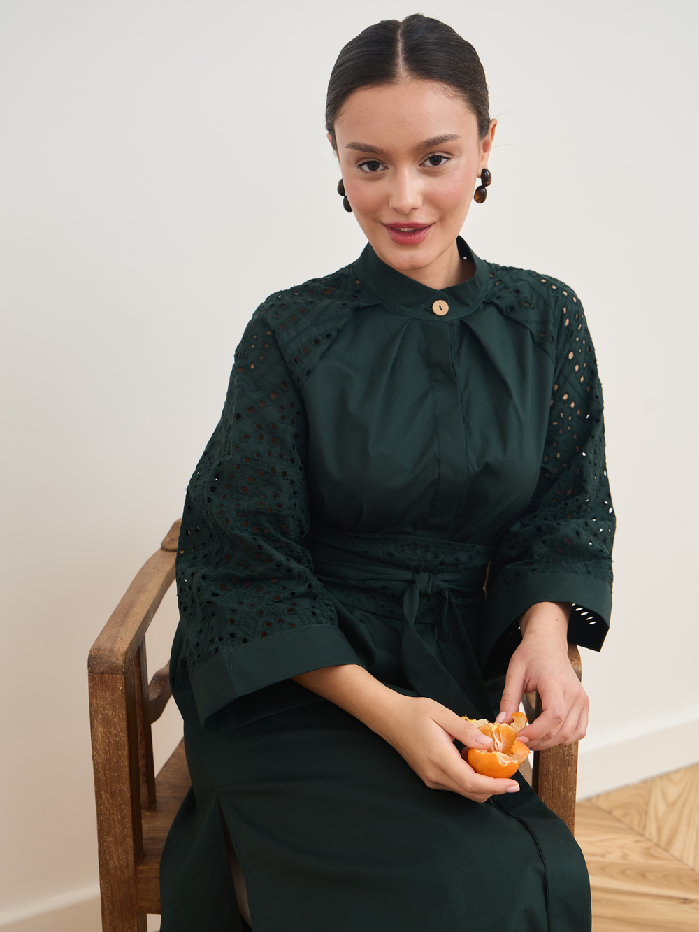 Платье кимоно ажурное