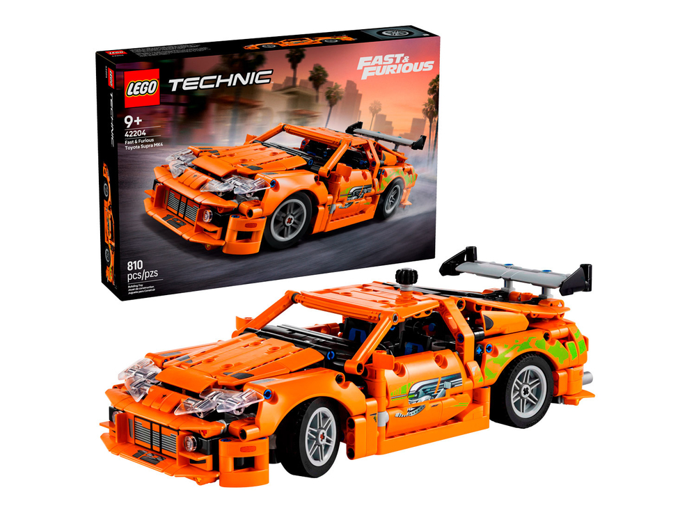 LEGO Technic 42204 Fast and Furious: Toyota Supra MK4 — легендарный спорткар