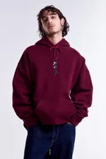 Худи Гербарий Клевер Warm Бордо