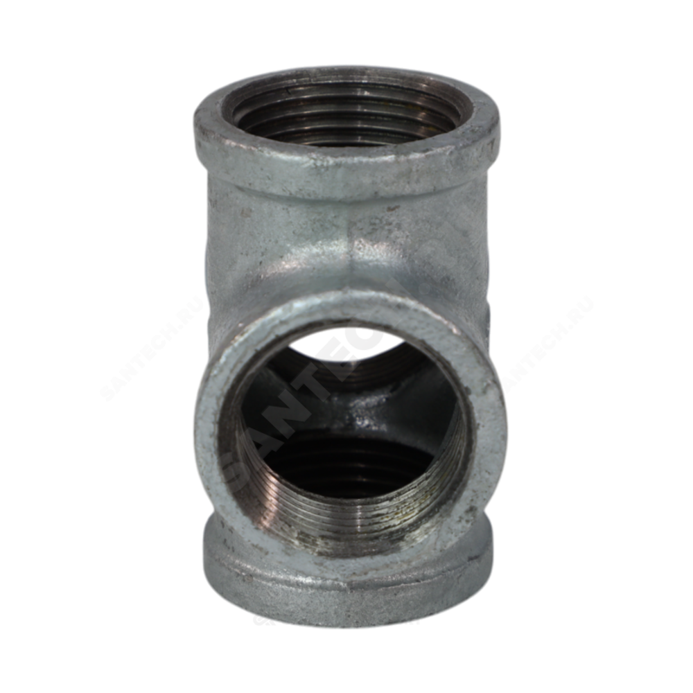 Крест прямой чугун оц Ду 32 (1 1/4") ВР/ВР Fittex PLUS