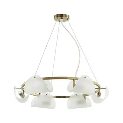 6571/6 NEOCLASSI LN26 193 медный/белый/металл/стекло Люстра E14 6*60W 220V FIORO