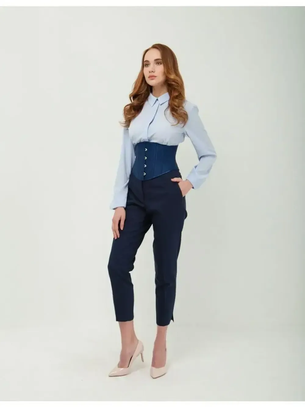 Шелковый аксессуарный корсет