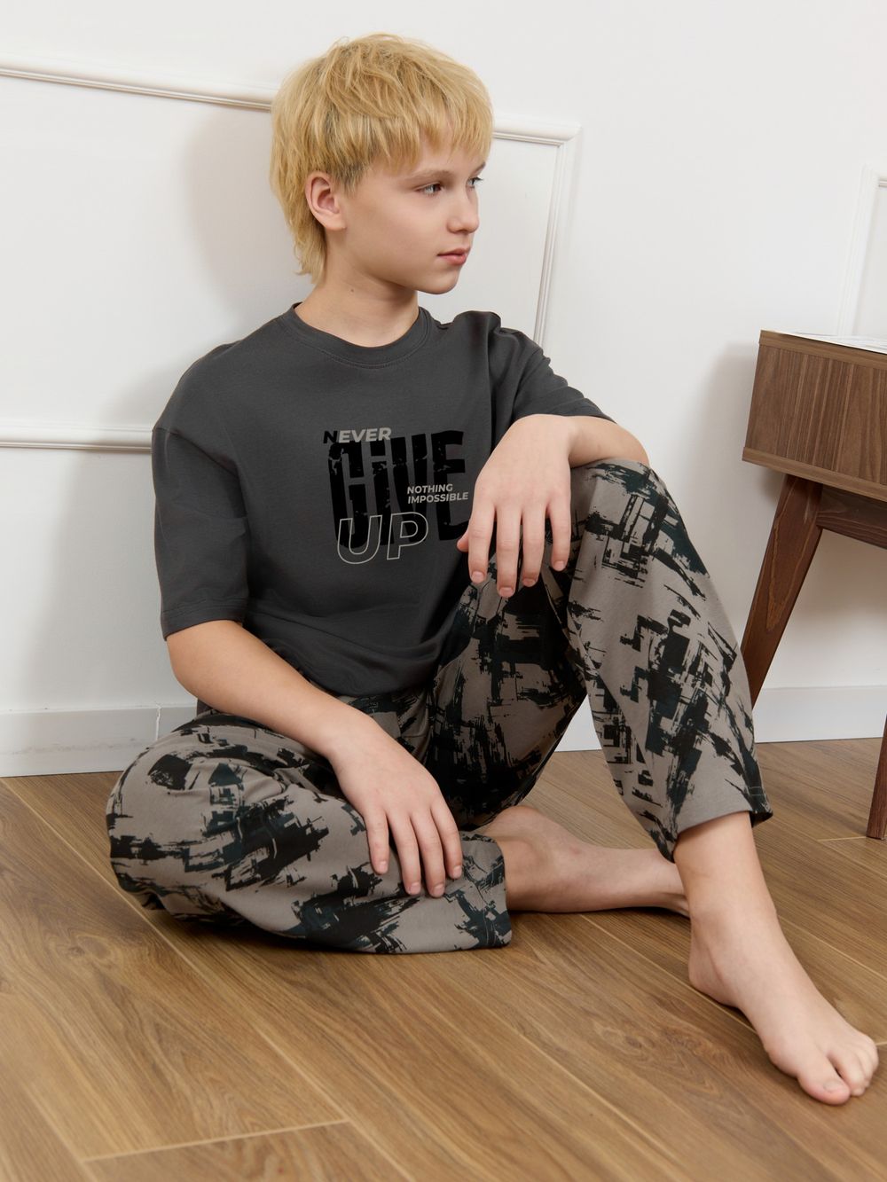 Костюм для мальчика Этюд-1 Виотекс ГРАФИТОВЫЙ