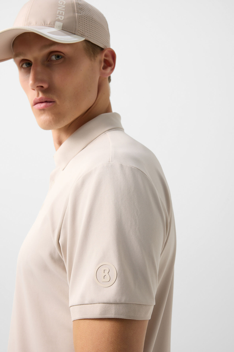 Рубашка-поло BOGNER GOLF DANIEL2 в бежевом цвете