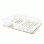 Сушка для посуды "Степ" маленькая молочно-кофейный