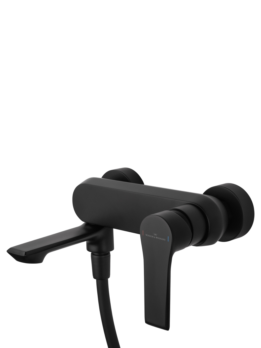 Смеситель для ванны с душем WONZON & WOGHAND BRILLIANT, Черный матовый (WW-88037079-MB)