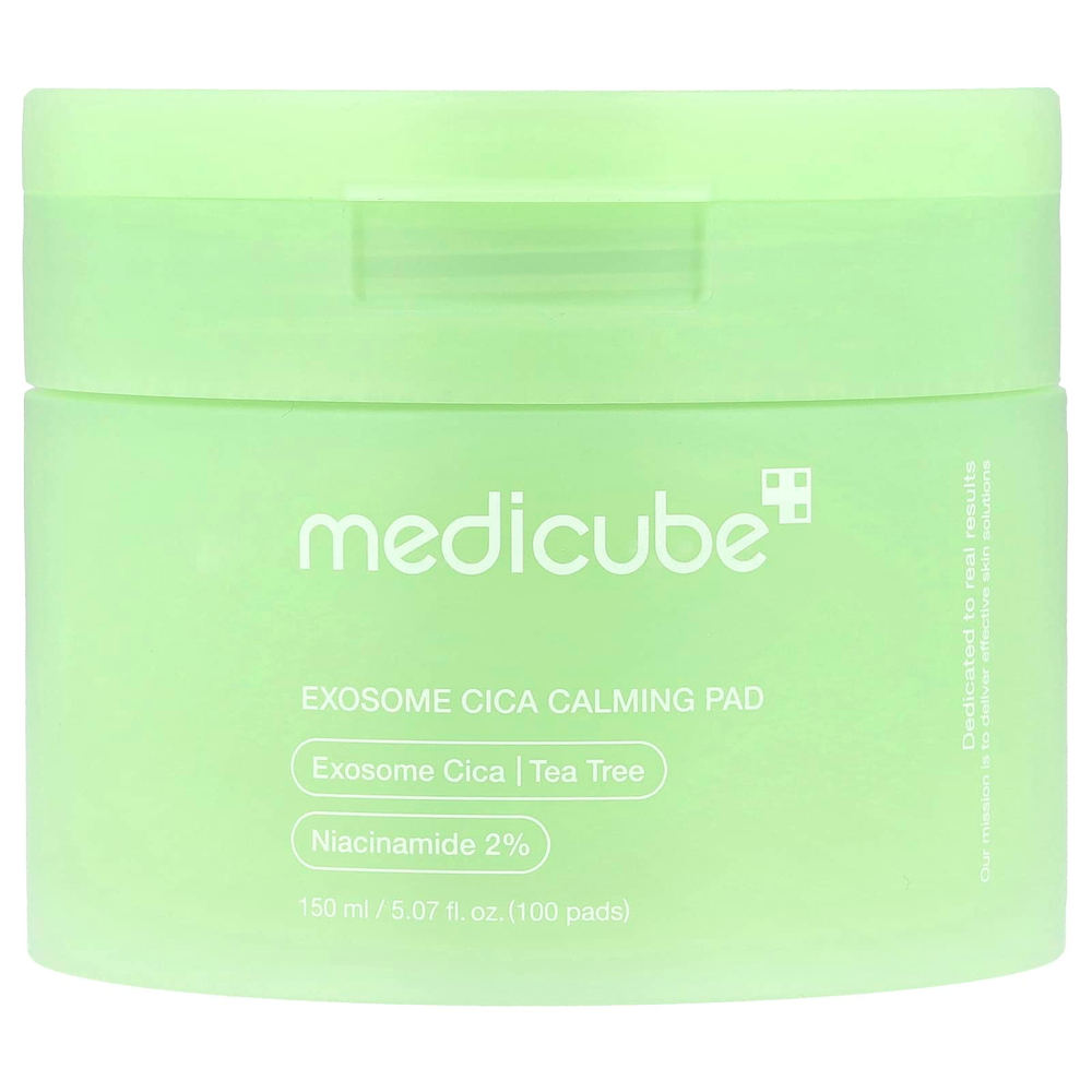Medicube, Exosome Cica Calming Pad, 100 подушечек, 150 мл (5,07 жидк. Унции)