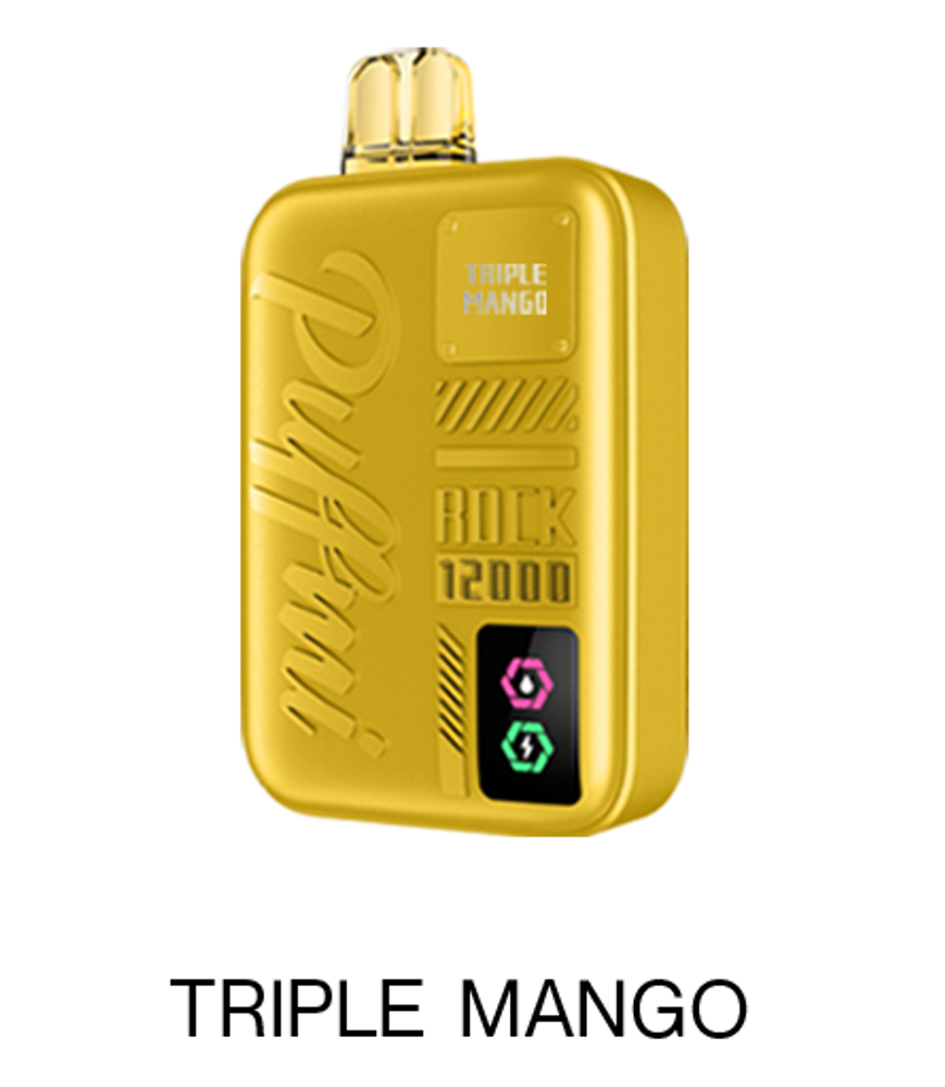 Puffmi Rock Triple mango Тройной манго 12000 купить в Москве с доставкой по России