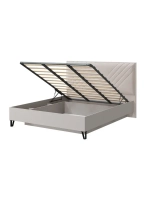 Кровать двухспальная 140х200 с бельевым ящиком Кашемир