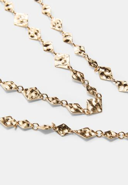 STRADIVARIUS Колье «Лариат», золотой