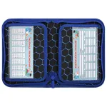 Пенал 1 отделение 210*140 Brauberg Burning ball, 2 откидные планки, ткань