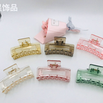 Заколка - краб для волос на блистере «AMADEUS», шесть цветов в ассортименте, 9см ●