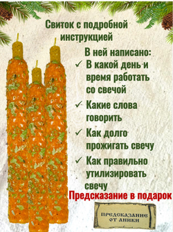 Набор свечей «Избавление от крадников на красоту»