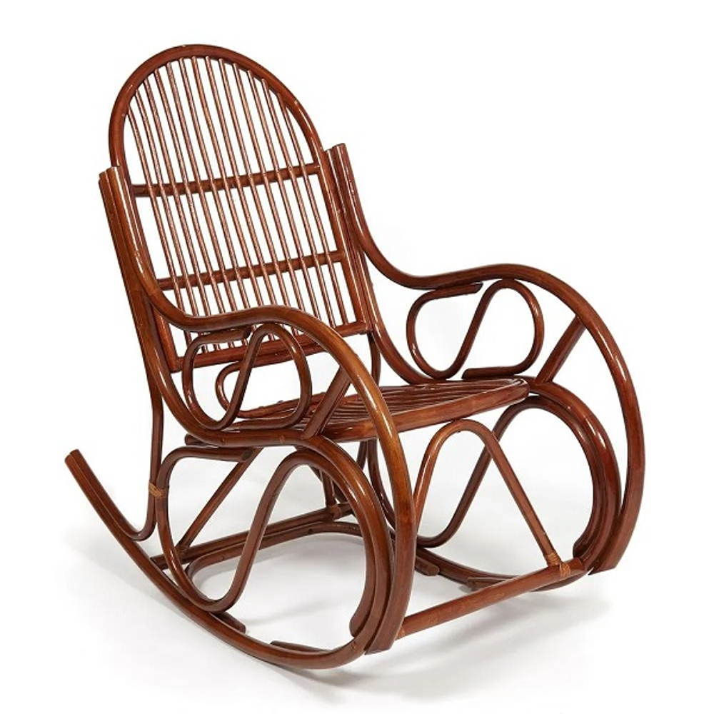 Кресло-качалка VIENNA (разборная) / без подушки /орех натуральный ротанг