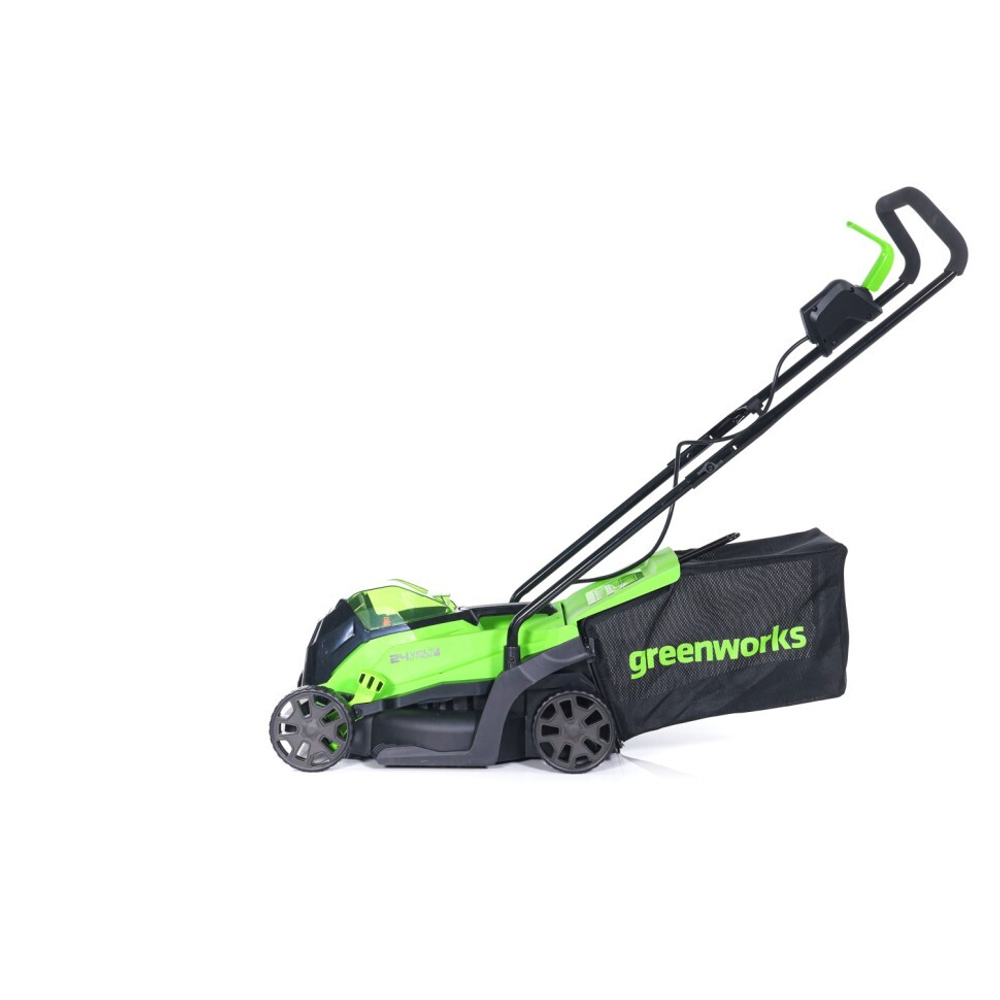 Газонокосилка аккумуляторная 24V Greenworks GD24LM33 б/щ 33см 30л 12.5кг без АКБ и ЗУ