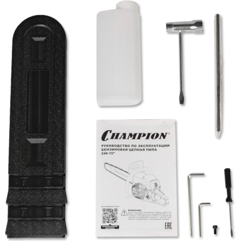 Бензопила CHAMPION 246-15" + набор A246-15