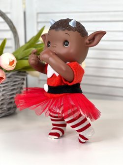 Пупс Nines 24см Duendys Gofry-mulato (N0374N1)