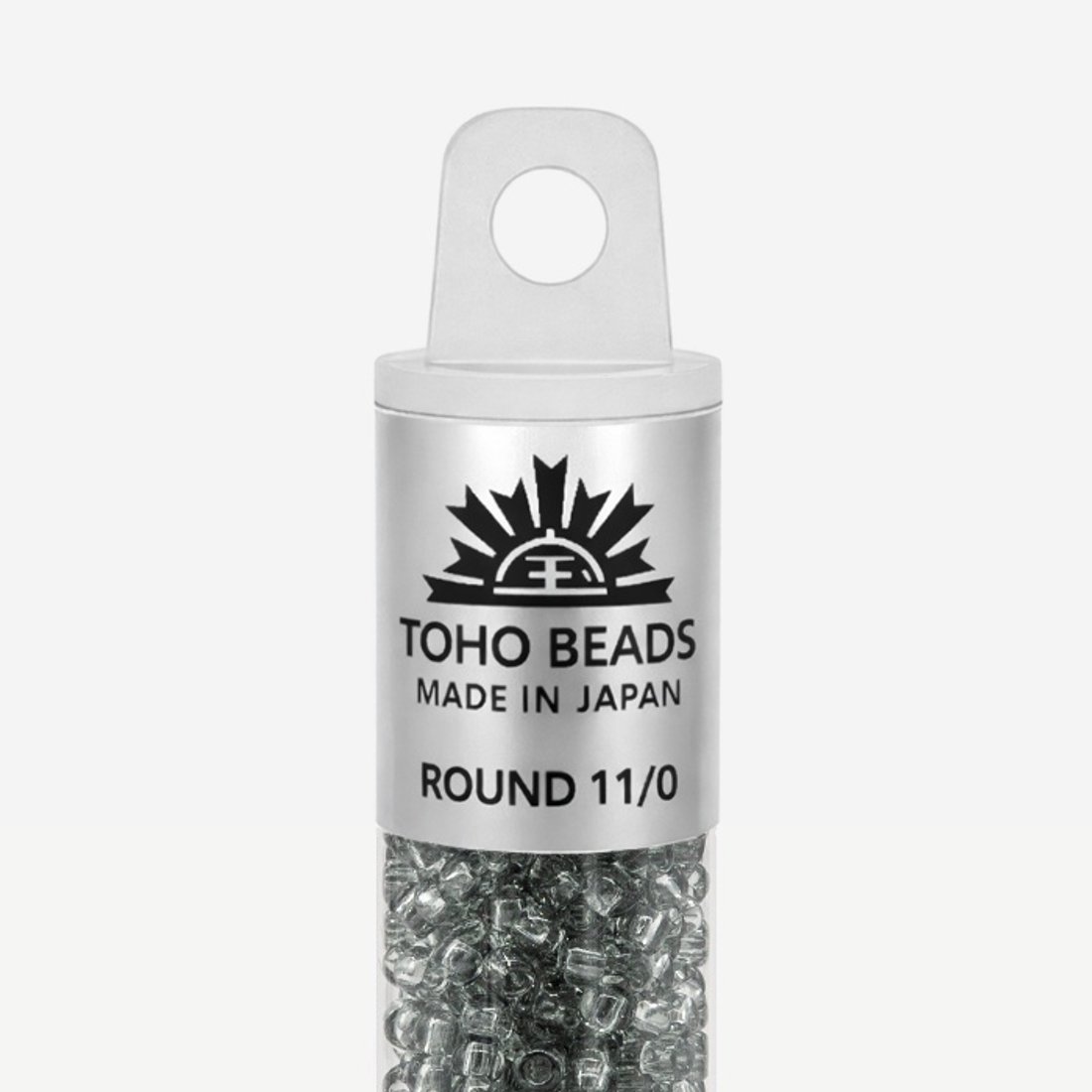 Японский бисер TOHO Round 11/0 (№9), прозрачный
