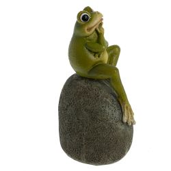 GAEM Фигурка декоративная "Лягушка", L8 W6 H15 см