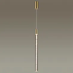 4369/5L HIGHTECH ODL23 235 полированное золото/акрил с пузырьками Подвесной св-к IP20 LED 4W 200Лм 3000K SPARKY