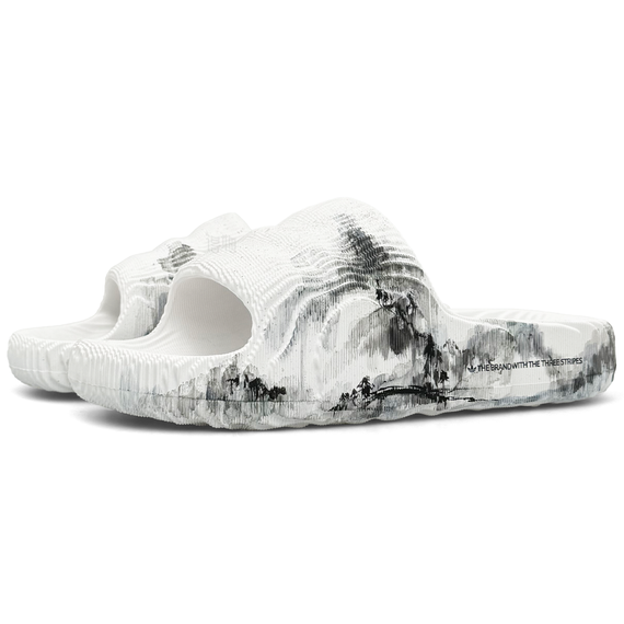 adidas Adilette 'Black White'