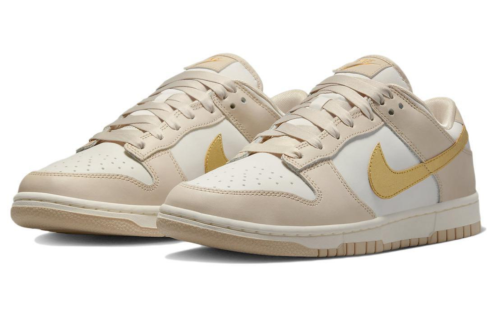 Кроссовки Nike Dunk "Gold Swoosh" (Женская размерная сетка)