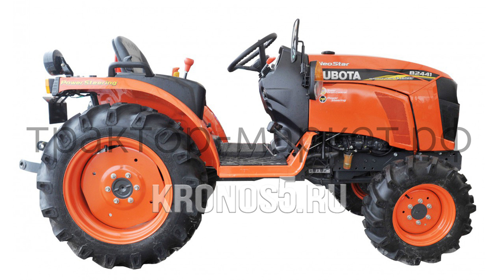 Трактор Kubota | Кубота B2441 9+3 (Kubota India) STD agri 7.00-12 / 8.3-20 (с ПСМ)