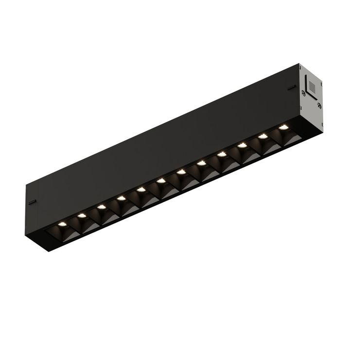 Трековый светодиодный светильник Denkirs Simple Grill DK8101-BK