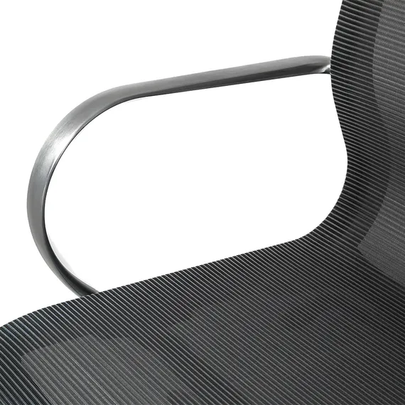 Офисное кресло Mercury LB, серая сетка, матовый алюминий