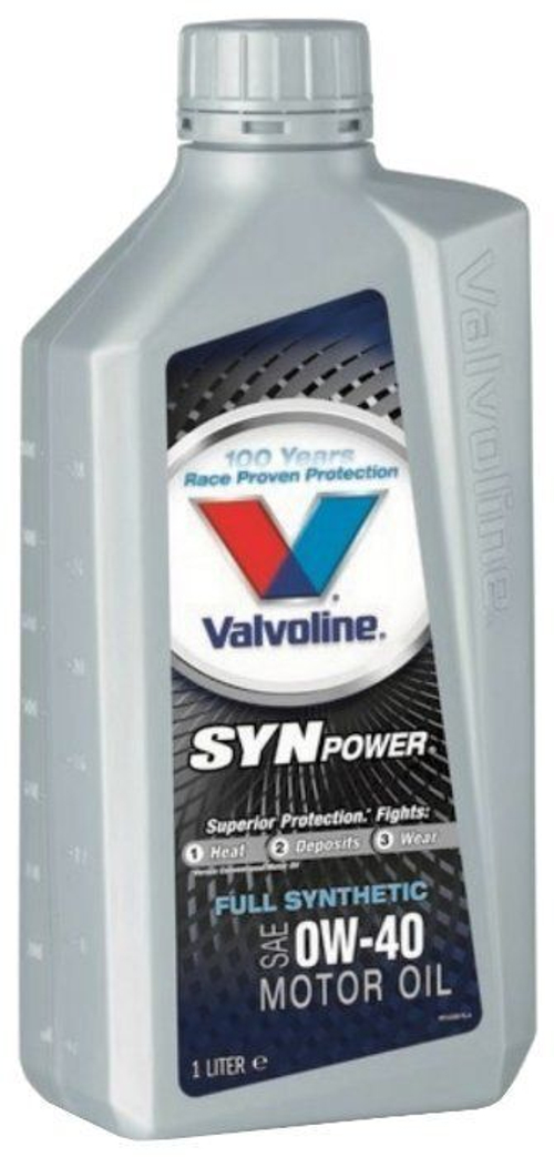 Масло моторное синтетическое  Valvoline SynPower  0W40 1л