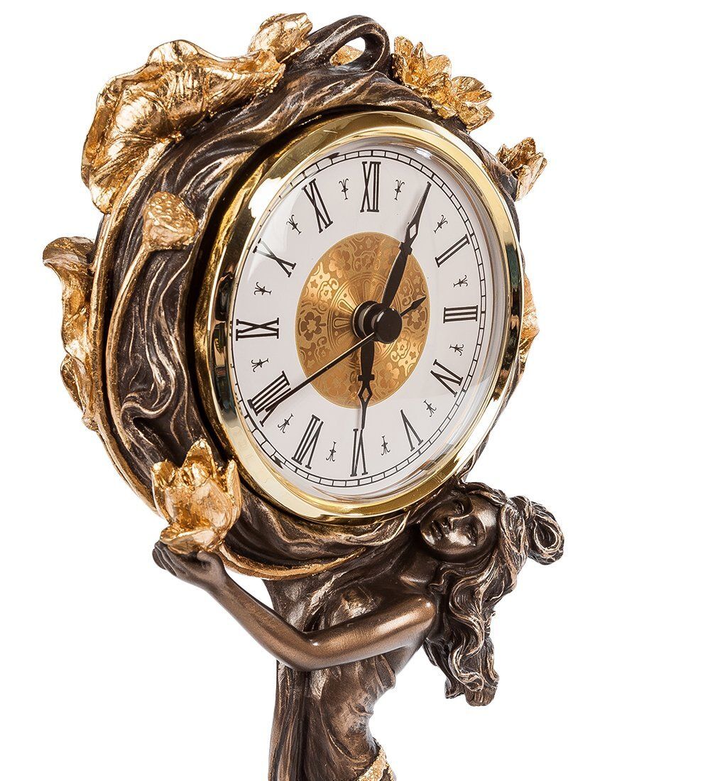 Veronese WS-687/ 2 Часы «Девушка и лотосы»