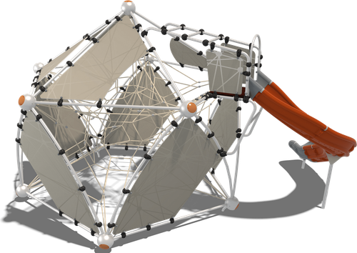 Гибкие элементы для лазания Центавр (паттерн Vector)