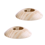 РОЗЕТТЫ НАПОЛЬНЫЕ GRACE ДУБ БЕЛЕНЫЙ D20ММ 173 2ШТ