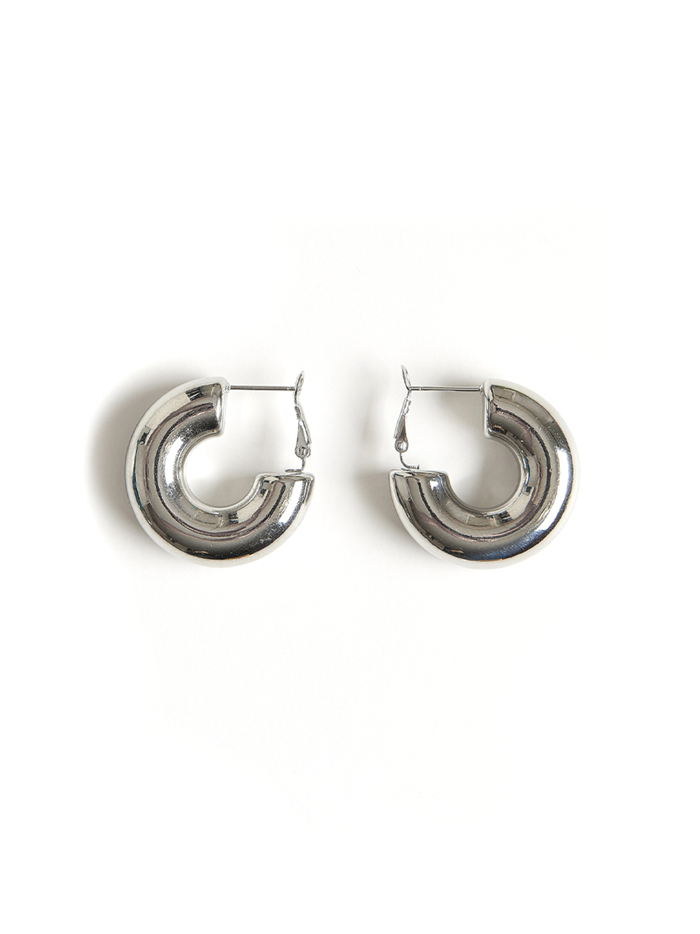 Серьги "Bagel" Silver