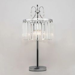 Citilux Инга CL335831 Настольная лампа хрустальная Хром