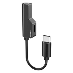 Адаптер Type-C - AUX Remax RL-LA02a Черный