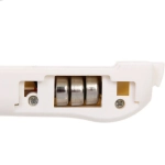 Когтерез инновационный для животных с LED подсветкой, пилкой и отсеком для ногтей «ПРЕМИУМ», прорезиненная ручка, цвет белый, 22*3*15см (фабр коробка)