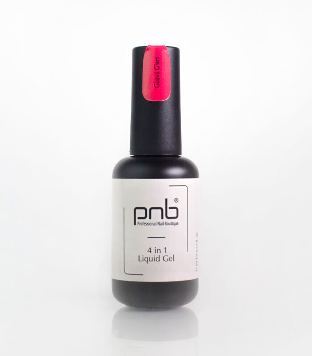 Полигель-архитектор 4 в 1 PNB 17 мл/UV/LED Liquid Gel 4 in 1 PNB Guava Glam 17 ml