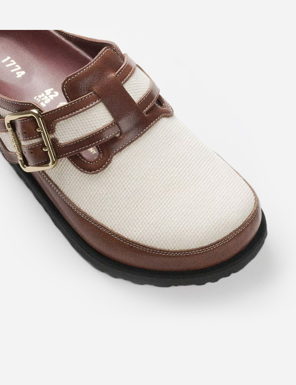 Birkenstock 1774 Boston Canvas Mischmaterial " Cinnamon Canvas"