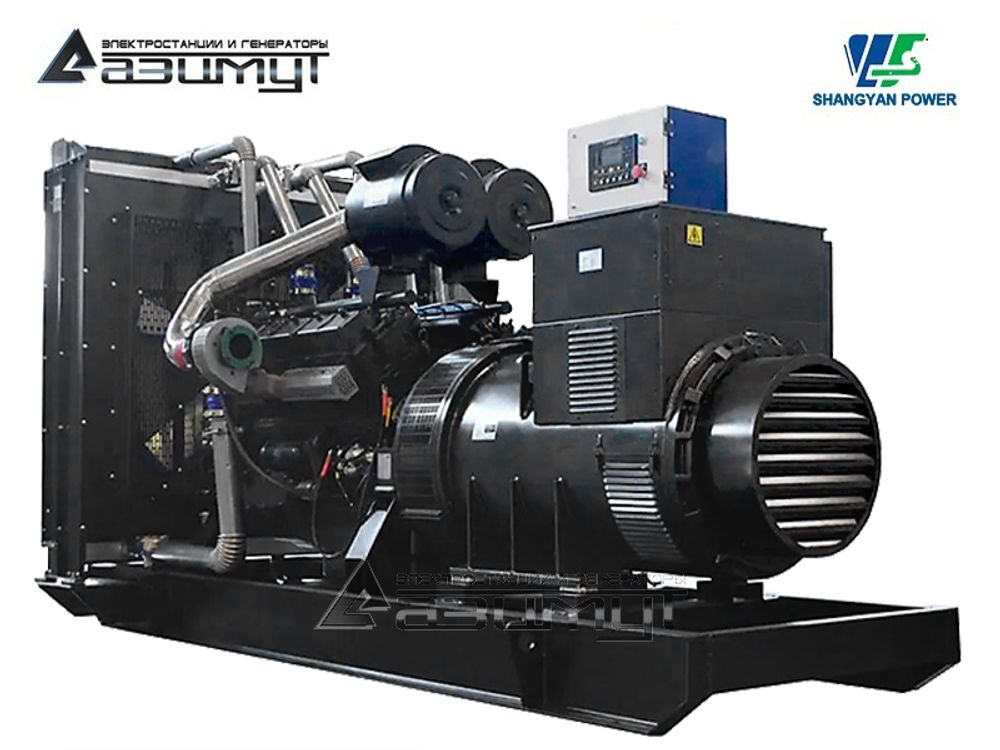 Дизельный генератор Азимут АД-400С-Т400-1РМ16 Shangyan
